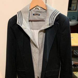Zara blazer with built-in hoodie